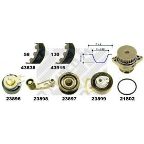 Achetez des Kit de distribution + pompe à eau MAPCO 41838/2 à prix pour 197,21 €