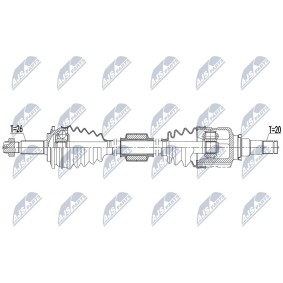 Comprar Árbol de transmisión de NTY NPW-TY-185 a bajo precio de 155,16 €