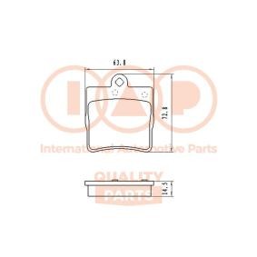 Köp Bromsbelägg av IAP QUALITY PARTS 704-02081 till det låga priset 1235,37 kr