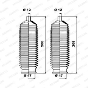 Köp Bälgsats, styrsystem av MOOG K150168 till det låga priset 255,62 kr