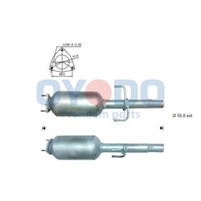 Partikelfilter (DPF) 20N0104-OYO FIAT PANDA von Oyodo