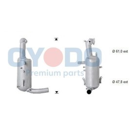 Achetez des Filtre à particules Oyodo 20N0107-OYO à prix pour 447,49 €
