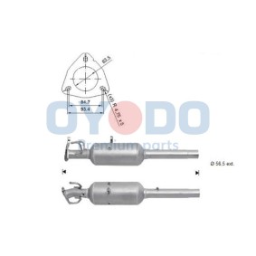 Partikelfilter (DPF) 20N0139-OYO