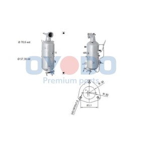 Köp Partikelfilter (DPF) av Oyodo 20N0154-OYO till det låga priset 6684,07 kr