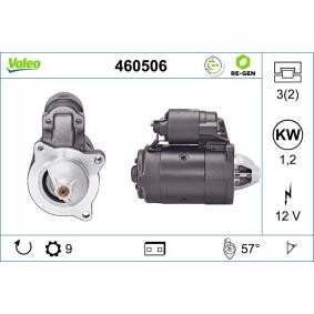 Köp Startmotor av VALEO 460506 till det låga priset 1579,67 kr