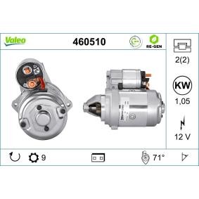 Köp Startmotor av VALEO 460510 till det låga priset 2244,00 kr