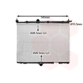 Kjøp Radiator, motorkjøling av VAN WEZEL 40012703 til den lave prisen 2174,63 NOK