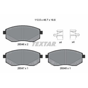 Acquista Kit pastiglie freni da TEXTAR 2654601 a buon mercato per soli 51,27 €