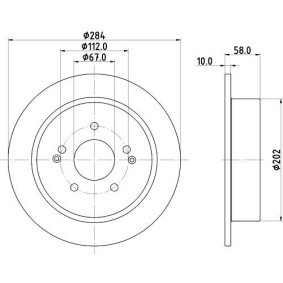 Comprar Disco de freno de MINTEX MDC3200C a bajo precio de 78,68 €