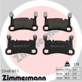 Comprar Juego de pastillas de freno de ZIMMERMANN 22468.165.1 a bajo precio de 75,10 €