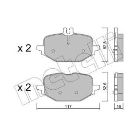 Compre Pastillas de freno de METELLI online para C-Class All-Terrain (S206) a precios moderados