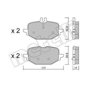 Compre Pastillas de freno de METELLI online para C-Class All-Terrain (S206) a precios moderados
