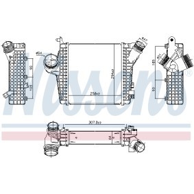 Köp Intercooler av NISSENS 961305 till det låga priset 2187,08 kr