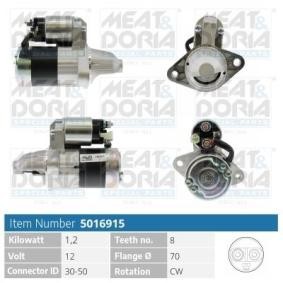 Köp Startmotor av MEAT & DORIA 5016915 till det låga priset 1579,98 kr