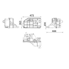 Köp Expansionskärl av MAHLE ORIGINAL CRT 54 000S till det låga priset 1128,56 kr