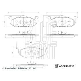 Achetez des Plaquettes de frein BLUE PRINT ADBP420133 à prix pour 29,17 €