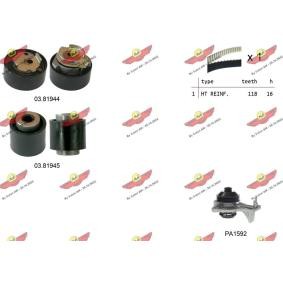 Wasserpumpe + Zahnriemensatz des Herstellers AUTOKIT - Originalware Artikelnummer: 04.5356PA