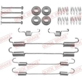 Comprar Juego de accesorios, zapatas de freno de QUICK BRAKE 105-0057 a bajo precio de 11,33 €