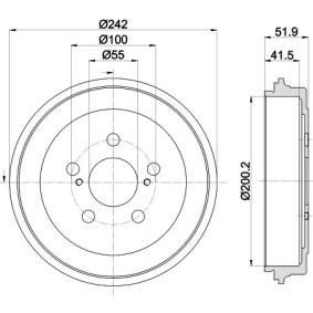 Bremstrommel 8DT 355 303-601