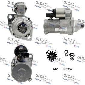Köp Startmotor av SIDAT S12VA0851A2 till det låga priset 2055,70 kr