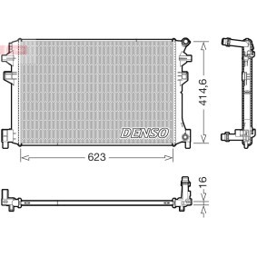 Achetez des Radiateur du moteur DENSO DRM02048 à prix pour 166,52 €