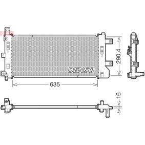 Kühler, Motorkühlung DRM46105