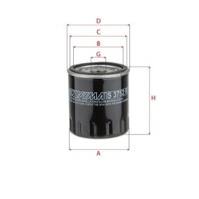 Achetez des Filtre à huile SOFIMA S 3752 R à prix pour 45,65 €