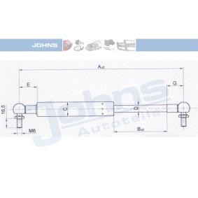 Achetez des Vérin de coffre JOHNS 27 28 95-95 à prix pour 50,95 €