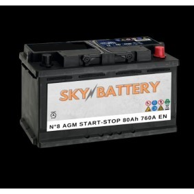 Køb Starterbatteri af SKY BATTERY SKY-8 til den lave pris 2018,26 DKK