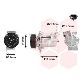 Acquista Compressore aria condizionata da VAN WEZEL 1501K700 a buon mercato per soli 361,03 €