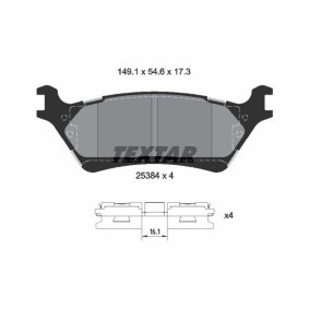Bremsbeläge 2538401