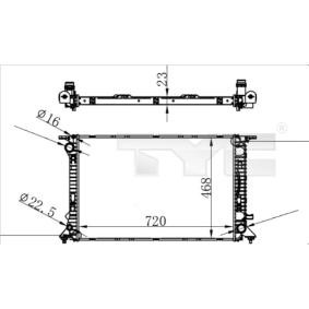 Acquista Radiatore motore da TYC 702-0038 a buon mercato per soli 98,61 €