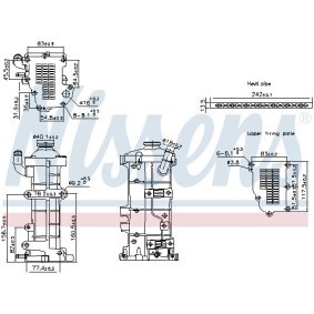 IVECO AGR Kühler von NISSENS