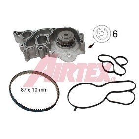 Achetez des Kit de distribution + pompe à eau AIRTEX WPK-199502 à prix pour 66,00 €