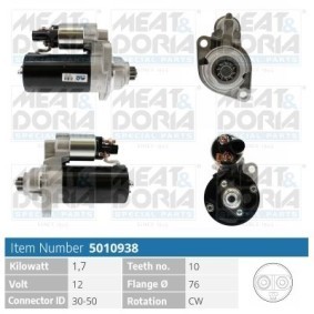 Köp Startmotor av MEAT & DORIA 5010938 till det låga priset 2319,97 kr