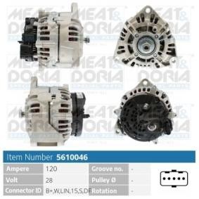 Lichtmaschine von MEAT & DORIA 5610046