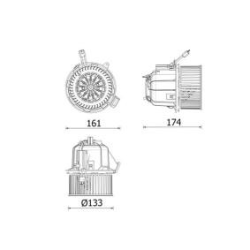Köp Kupéfläkt av MAHLE ORIGINAL AB 328 000P till det låga priset 1746,76 kr