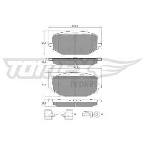 Bremsbeläge von TOMEX brakes