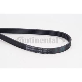 Compre Correia trapezoidal estriada da CONTITECH 5PK1230 a um preço baixo por 15,43 €