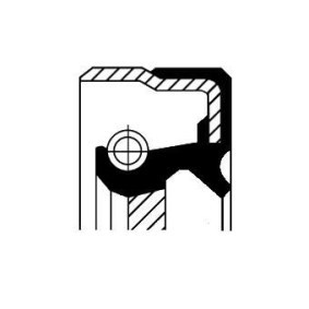 Wellendichtring, Differential 01025661B