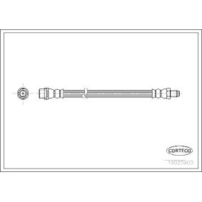 Comprar Latiguillo de freno de CORTECO 19025903 a bajo precio de 8,62 €