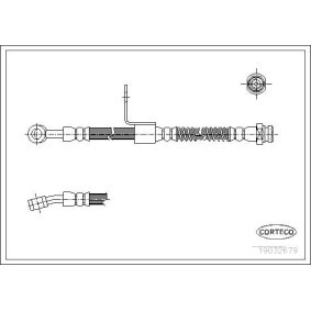 Comprar Latiguillo de freno de CORTECO 19032679 a bajo precio de 31,67 €