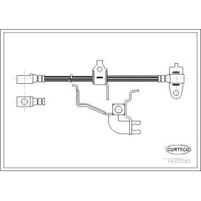 Bremsschlauch von CORTECO