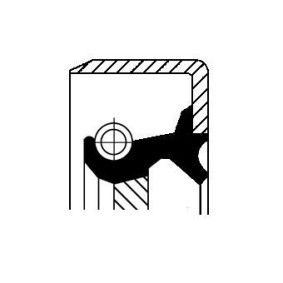 Nockenwellendichtung von CORTECO 19033927B