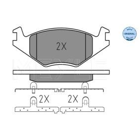 Acquista Kit pastiglie freni da MEYLE 025 208 8719 a buon mercato per soli 20,90 €