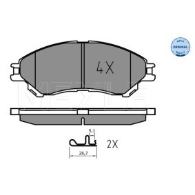 Compre Correia trapezoidal estriada da MEYLE 050 005 0790 a um preço baixo por 5,99 €