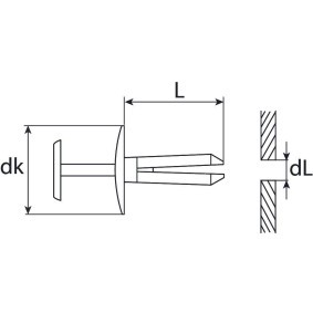 Clip, Zier- / Schutzleiste 50091180 MITSUBISHI SPACE RUNNER von SWGAutomotive