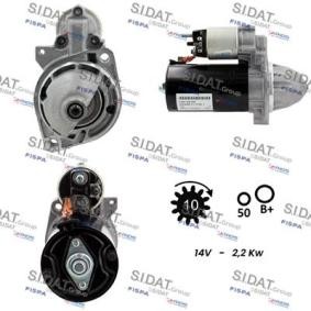 Comprar Motor de arranque de SIDAT S12BH0010 a bajo precio de 192,42 €