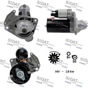Köp Startmotor av SIDAT S12BH0912 till det låga priset 3807,41 kr