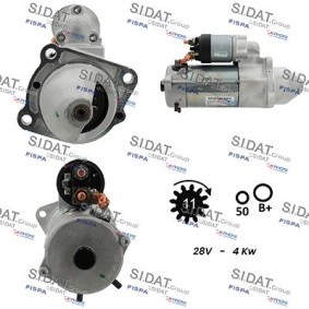 Comprar Motor de arranque de SIDAT S24BH0064 a bajo precio de 458,77 €